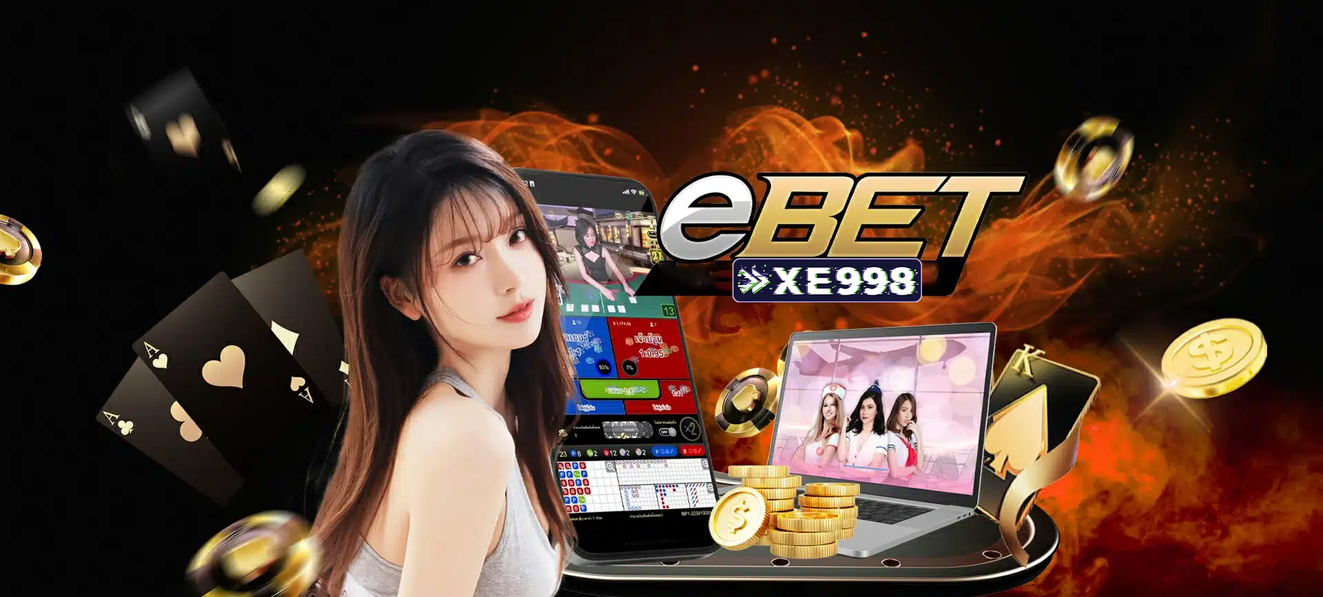 eBET ผู้ให้บริการ คาสิโนออนไลน์ เกมสล็อต บาคาร่า เว็บตรง อันดับ 1 สมัครฟรี